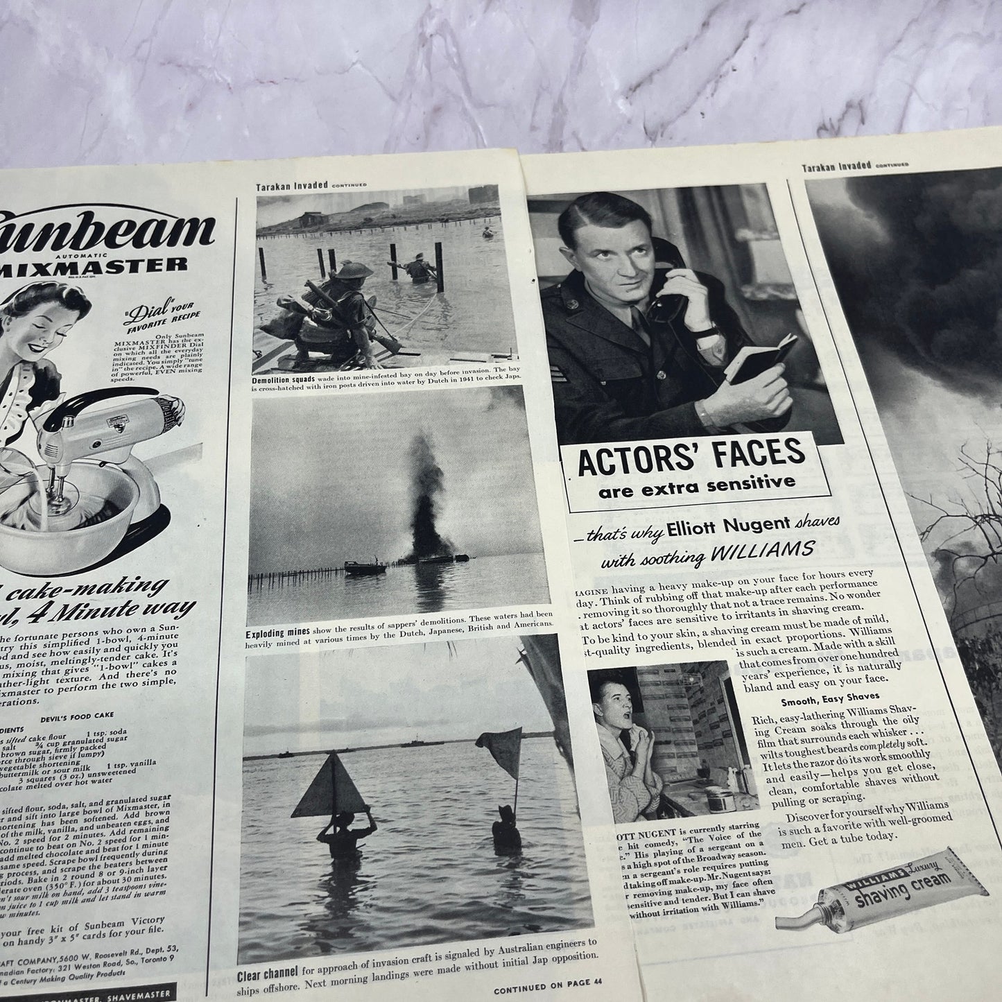 WWII Australians Invade Tarkan Operation Foo-Foo 1945 Life 2 Page Article V14-1