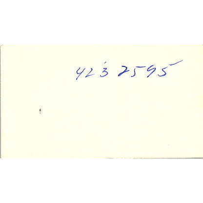 American Building Maintenance Co Stan Howard Los Angeles CA Business Card SB4-B1