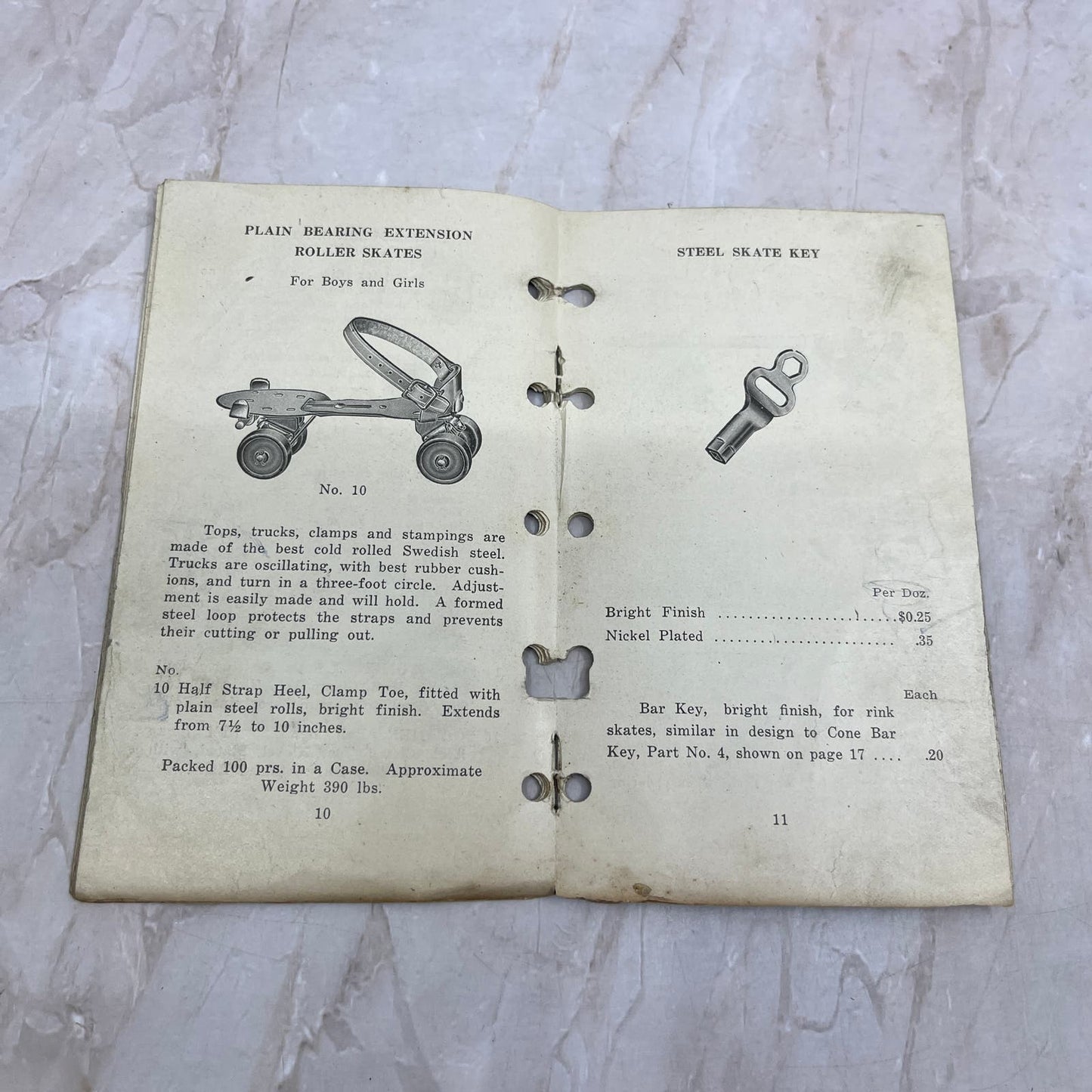 1923 Union Hardware Co. Roller Skates Catalog No. 5 Torrington CT TG9-E1