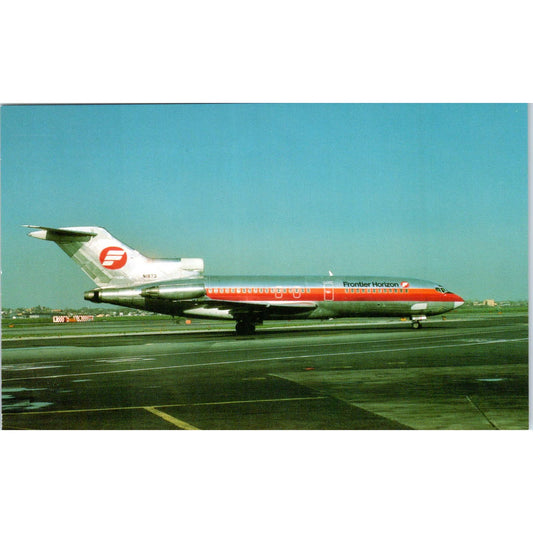 Frontier Horizon Boeing 727-23 N1973 Vintage Postcard TG8-PC