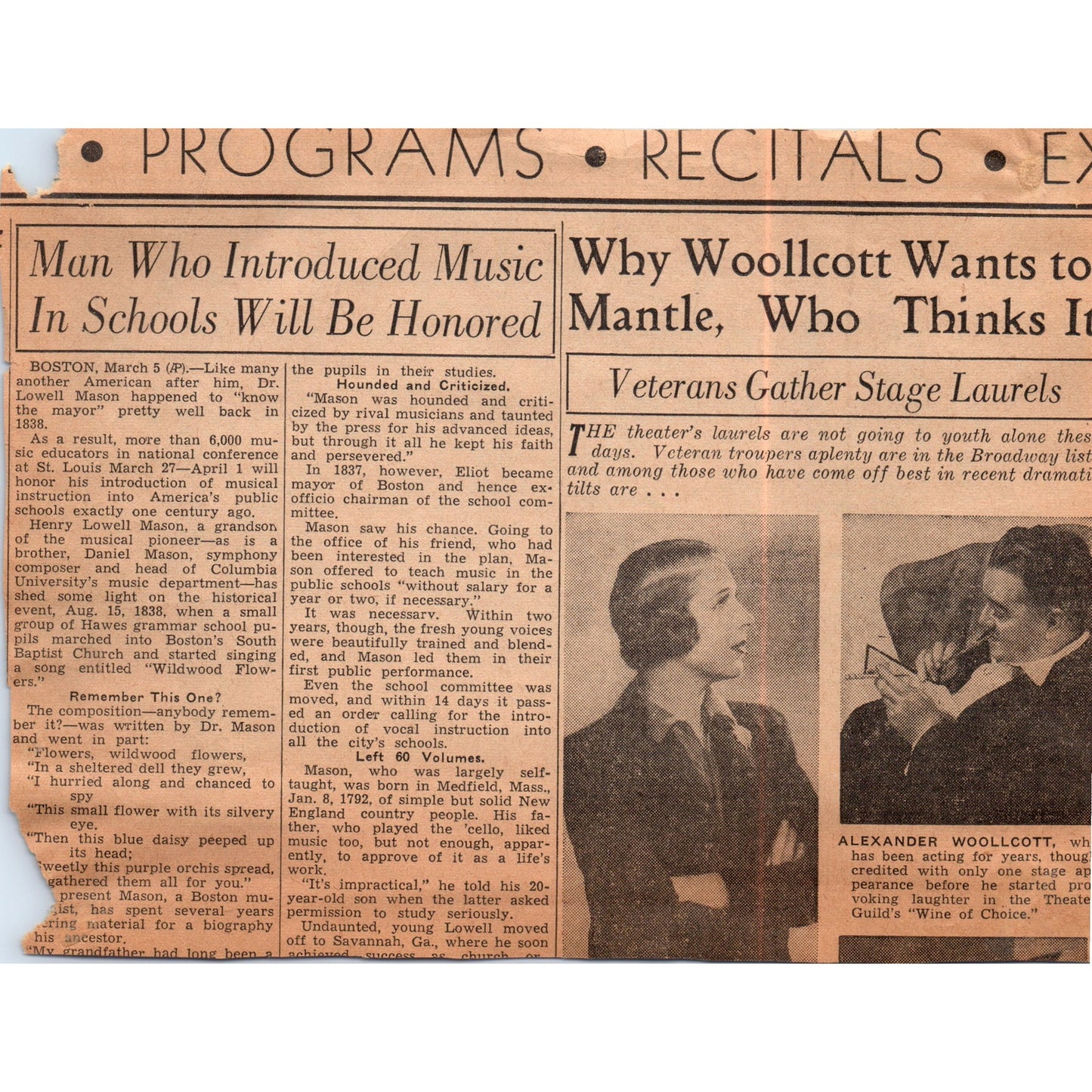 The Stockman Band of Colorado Original West Texas Newspaper Article Clipping D20