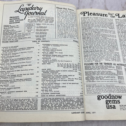 31st Year Rockhound Buyers Guide - Lapidary Journal Magazine - Apr 1977 M23