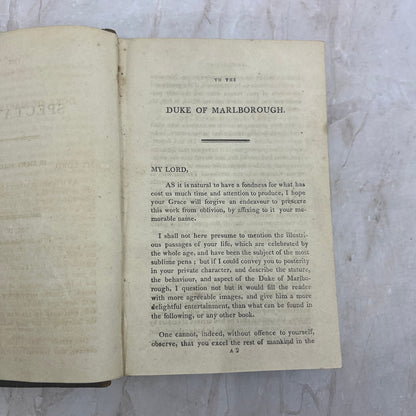 1803 The Spectator Volume 4 Abraham C. Stansbury TK3-B3