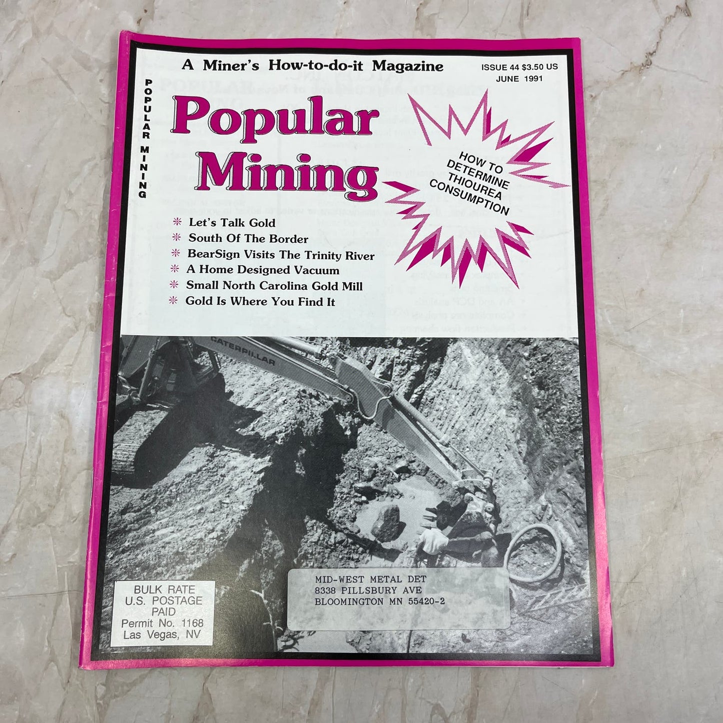 1991 June - Popular Mining Magazine - Treasure Hunting Gold Prospecting M19