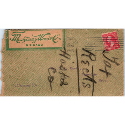 1900 Montgomery Ward Co Envelope Chicago IL AD8-R3