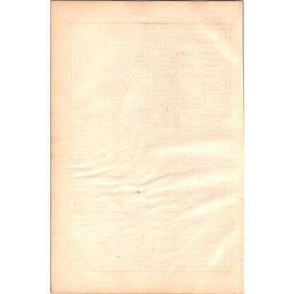 1864 Original Map of Palestine Under the Judges and Kings Tinted Engraving AJ6-2