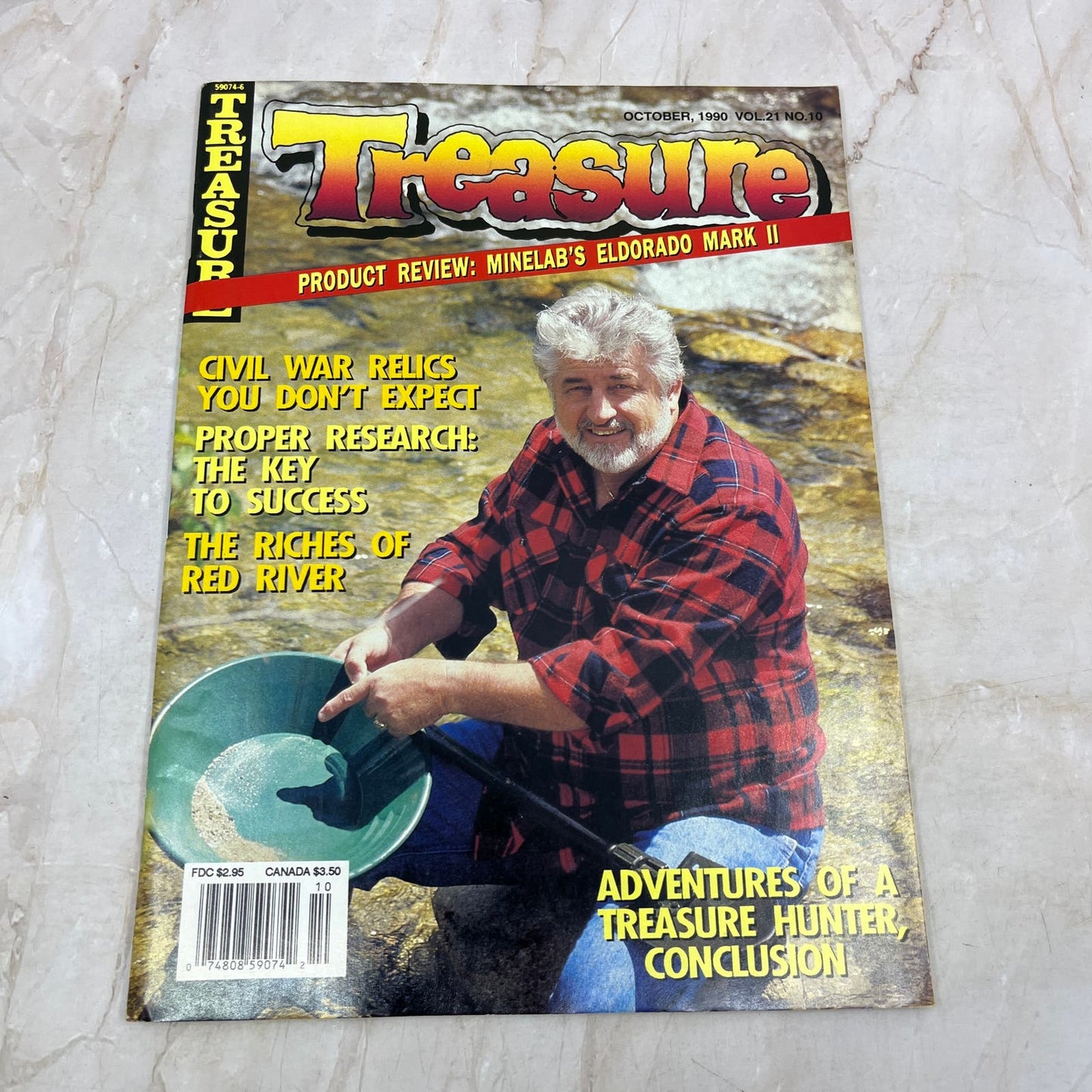 1990 Oct - Treasure Magazine - Treasure Hunting Prospecting Metal Detector M16