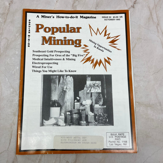 1992 Oct - Popular Mining Magazine - Treasure Hunting Gold Prospecting M19