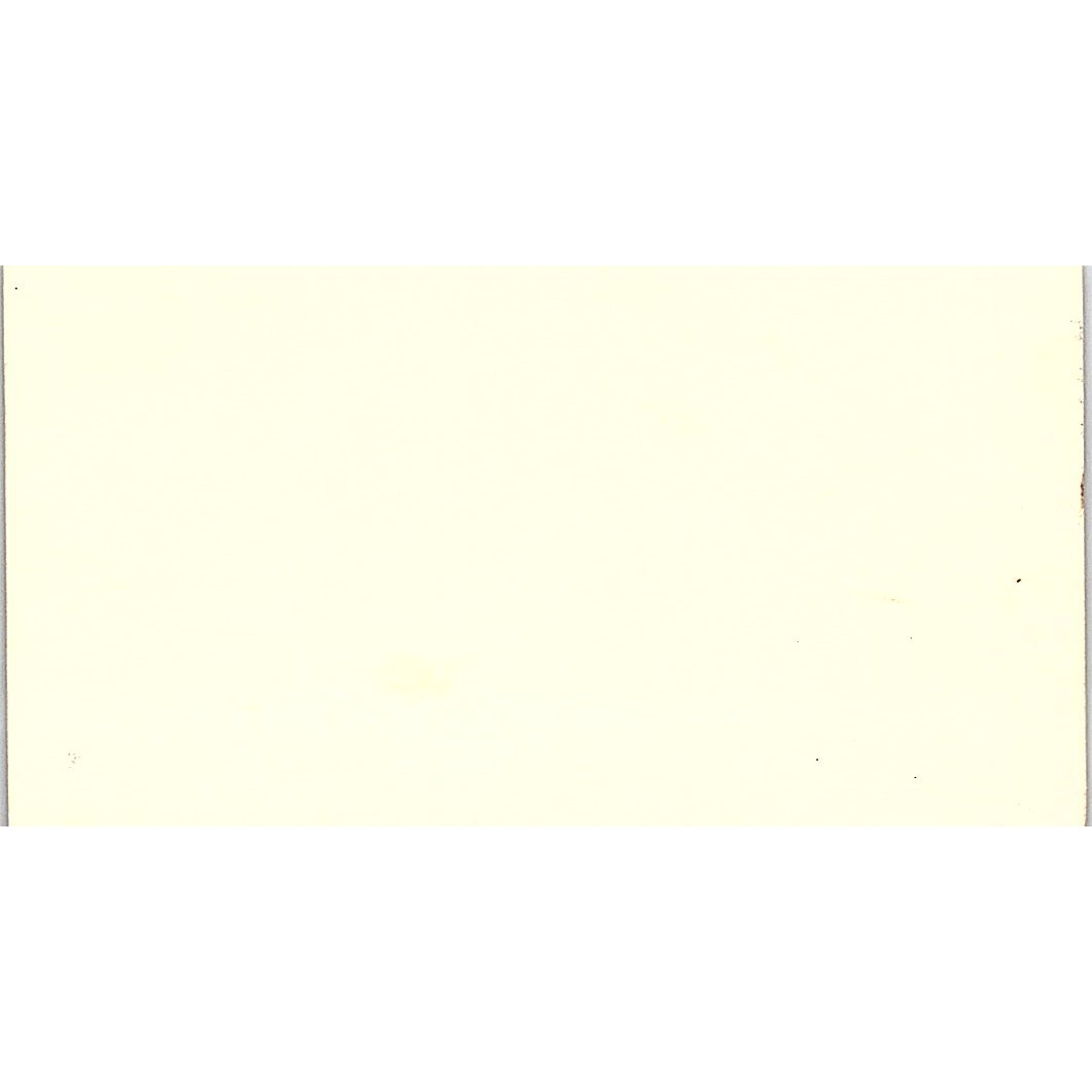 Robert E Van Gilder USO Houston Vintage Business Card SD9-B6