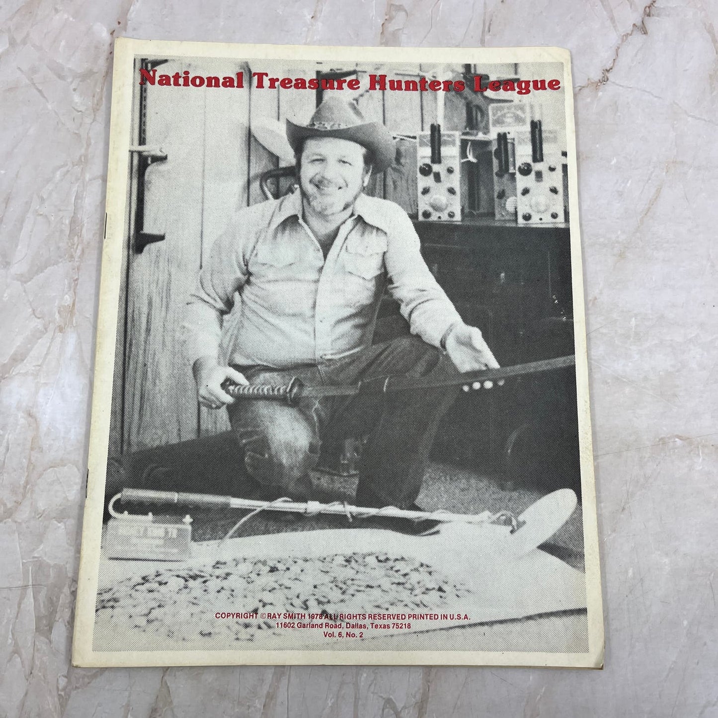 1978 National Treasure Hunters League Magazine - Mesquite TX Ray Smith M19