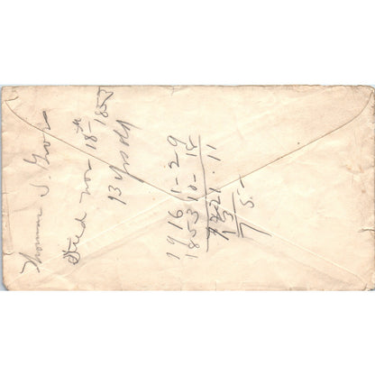 1916 Lee Marble Works to Vincent J Rambo Trappe PA Postal Cover Envelope TG7-PC2