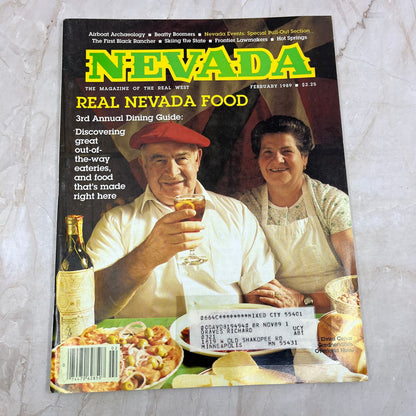 1989 Feb Nevada Magazine - Real Nevada Food Dining Guide M19
