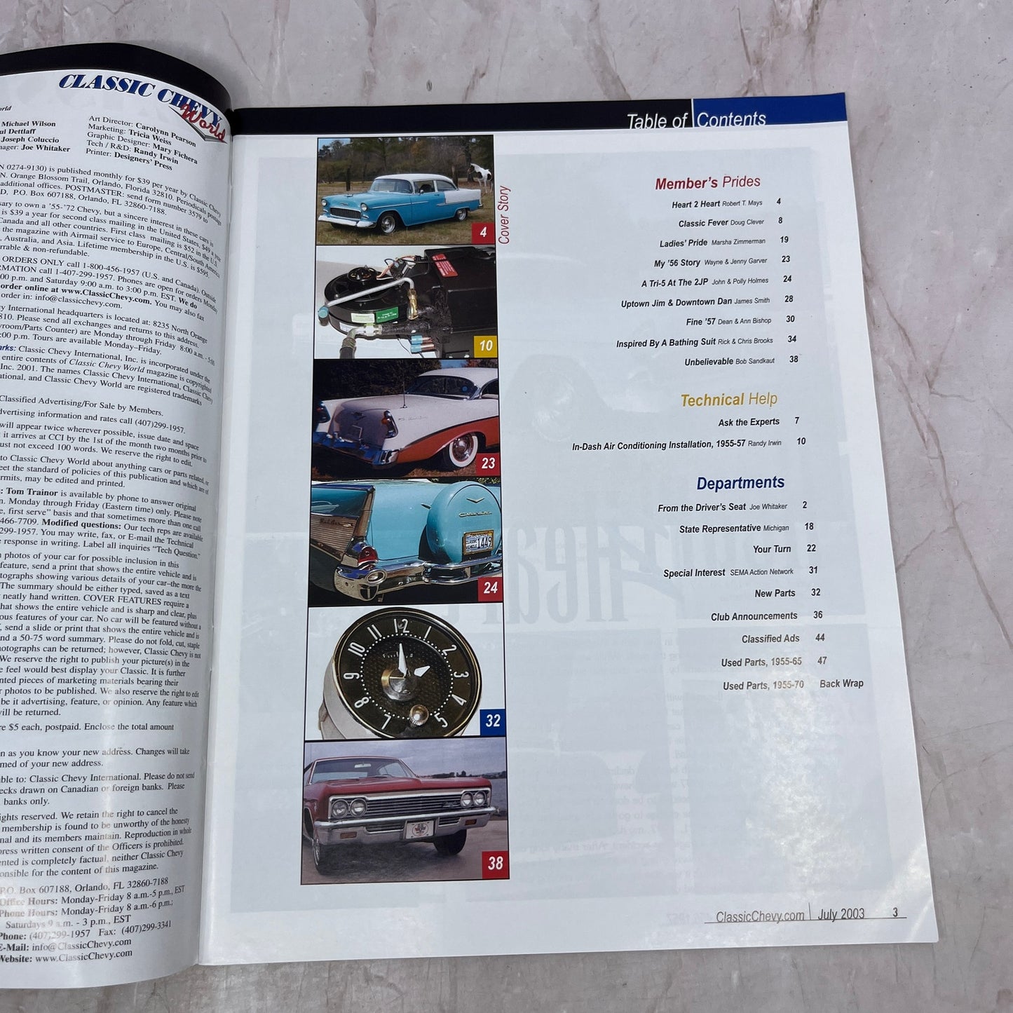 Robert Mays Birmingham AL - Classic Chevy World Magazine - Jul 2003 M29