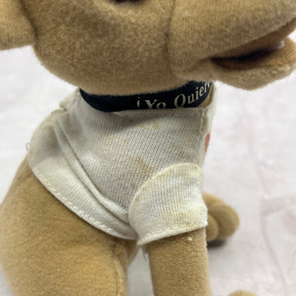Vintage Classic Taco Bell Talking Chihuahua Dog Plush Toy 6" T-Shirt TA9