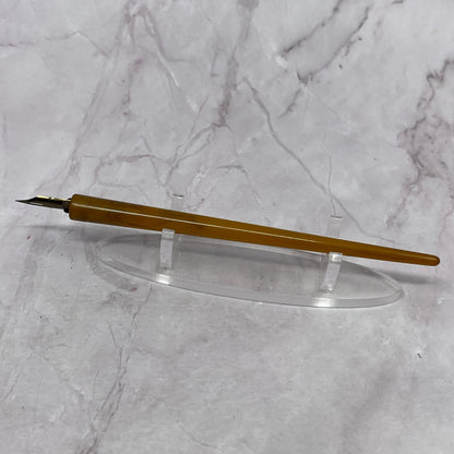 Butterscotch Bakelite Vintage Fountain Dip Pen w/ Nib TC5-DP-3