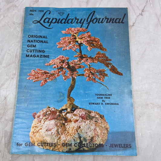 Tourmaline Gem Tree Edward Swoboda - Lapidary Journal Magazine - Nov 1970 M22