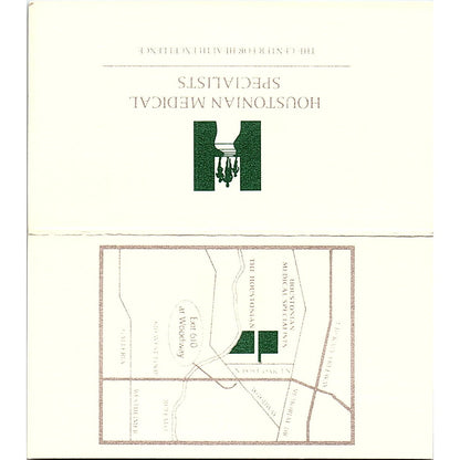 Exercise Specialist Joleen Schovee Graf Houston TX, Vintage Business Card SB4-B2