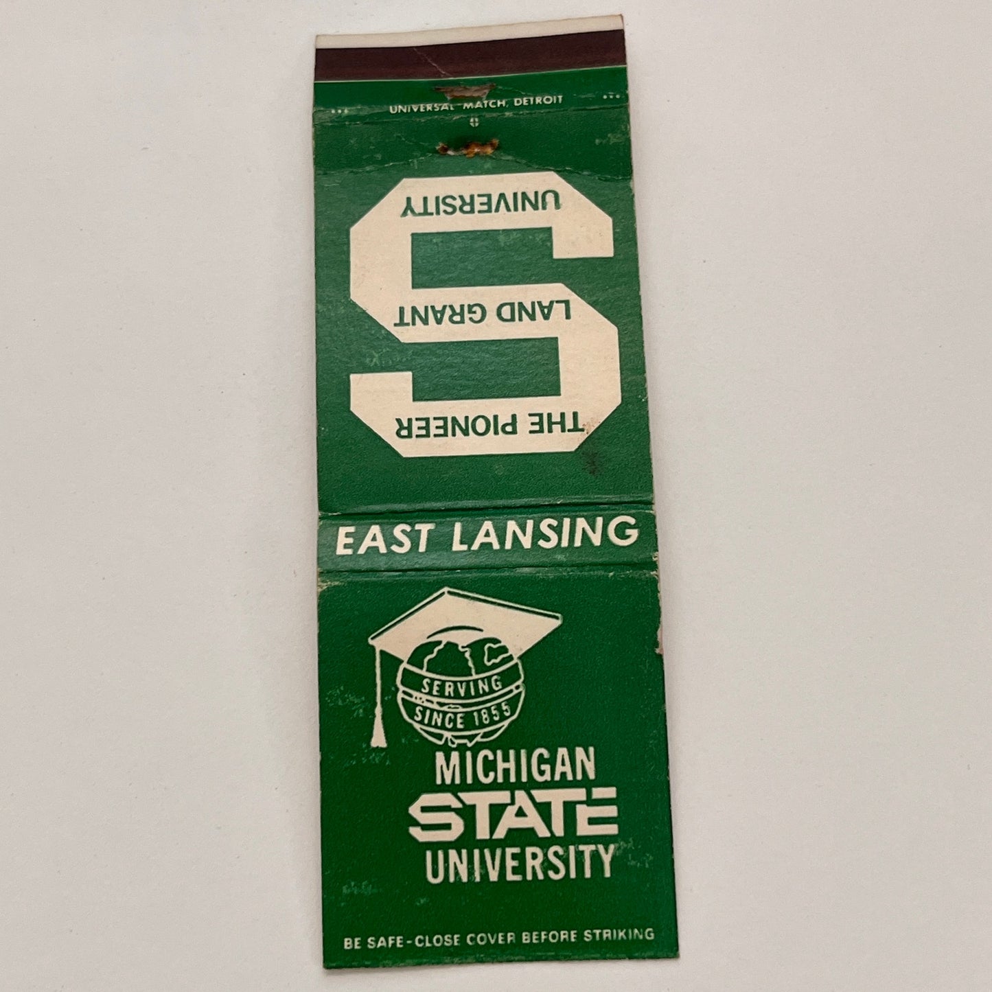 Michigan State University East Lansing Vintage Matchbook TB6-MB2-15
