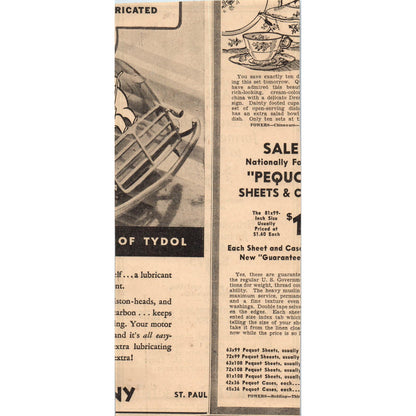Maurice L. Rothschild Brucewood Dresses 4x8" 1935 Minneapolis Journal Advert D10