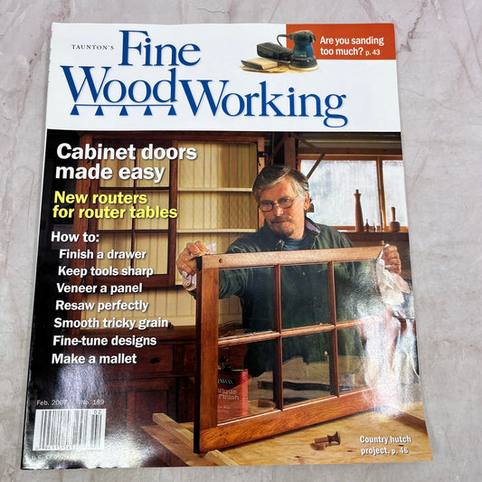 Cabinet Doors Made Easy - Feb 2007 No 189 - Fine Woodworking Magazine M36