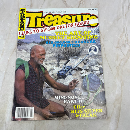 1985 July - Treasure Magazine - Treasure Hunting Metal Detecting Gold Coins M10