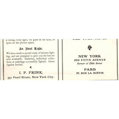 Sir Thomas Lawrence Repro Berlin Photographic Co NY c1905 Victorian Ad AE9-MA1