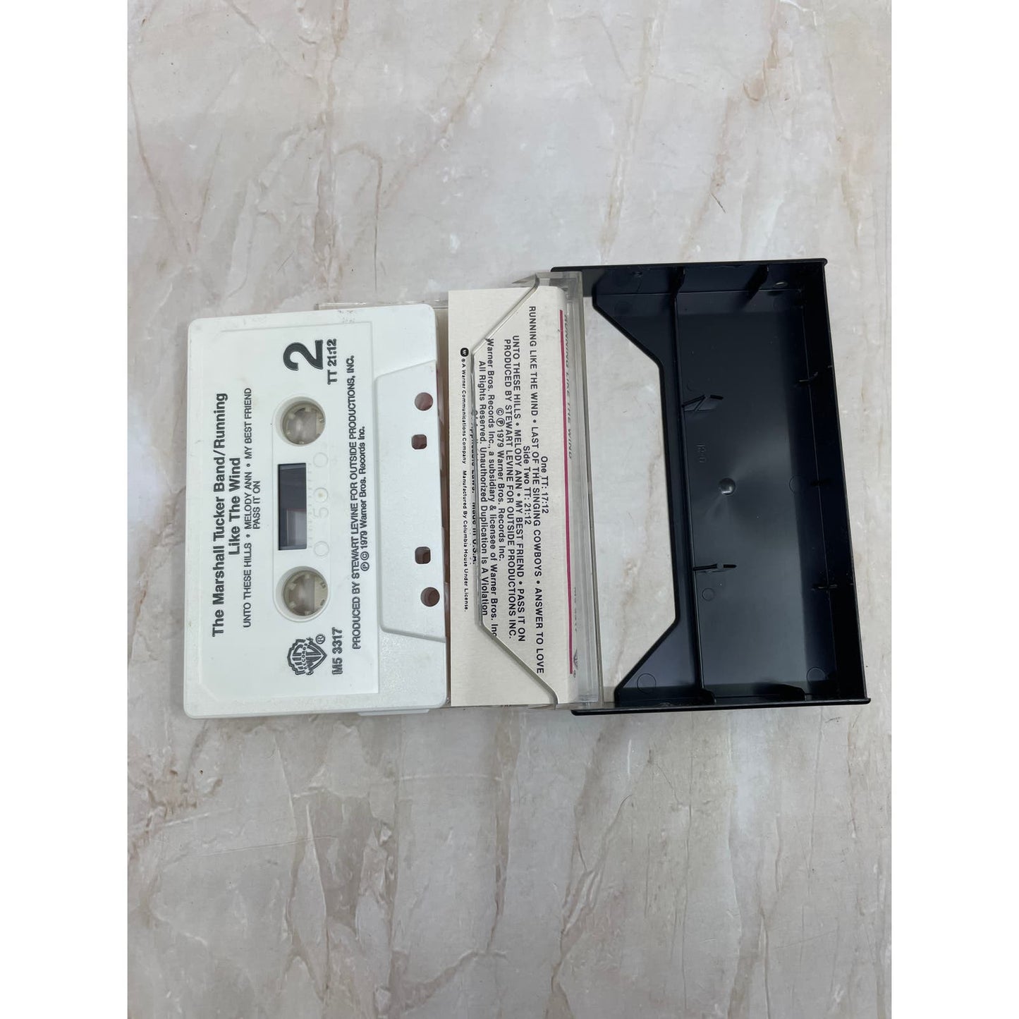 The Marshall Tucker Band Running Like the Wind WB Cassette Tape TH5-T1