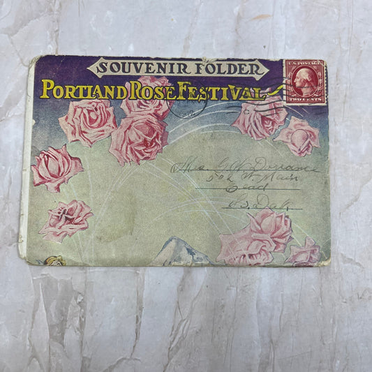 1912 Portland Rose Festival Souvenir Folder Book Fold-Out TI8-S1