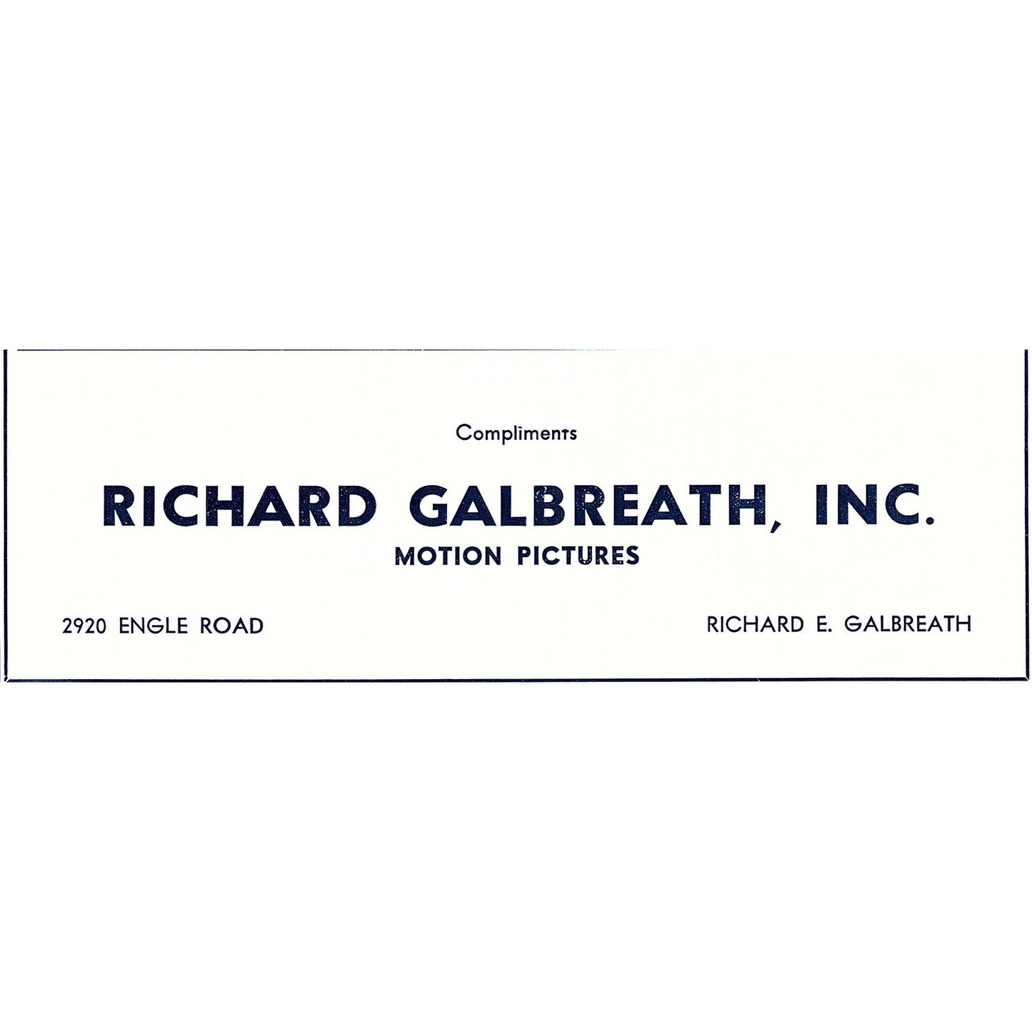 Richard Galbreath, Inc Motion Pictures Fort Wayne Indiana 1964 Ad AG1-9