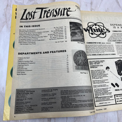 1980 Nov - Lost Treasure Magazine - Treasure Hunting Gold Prospecting M15