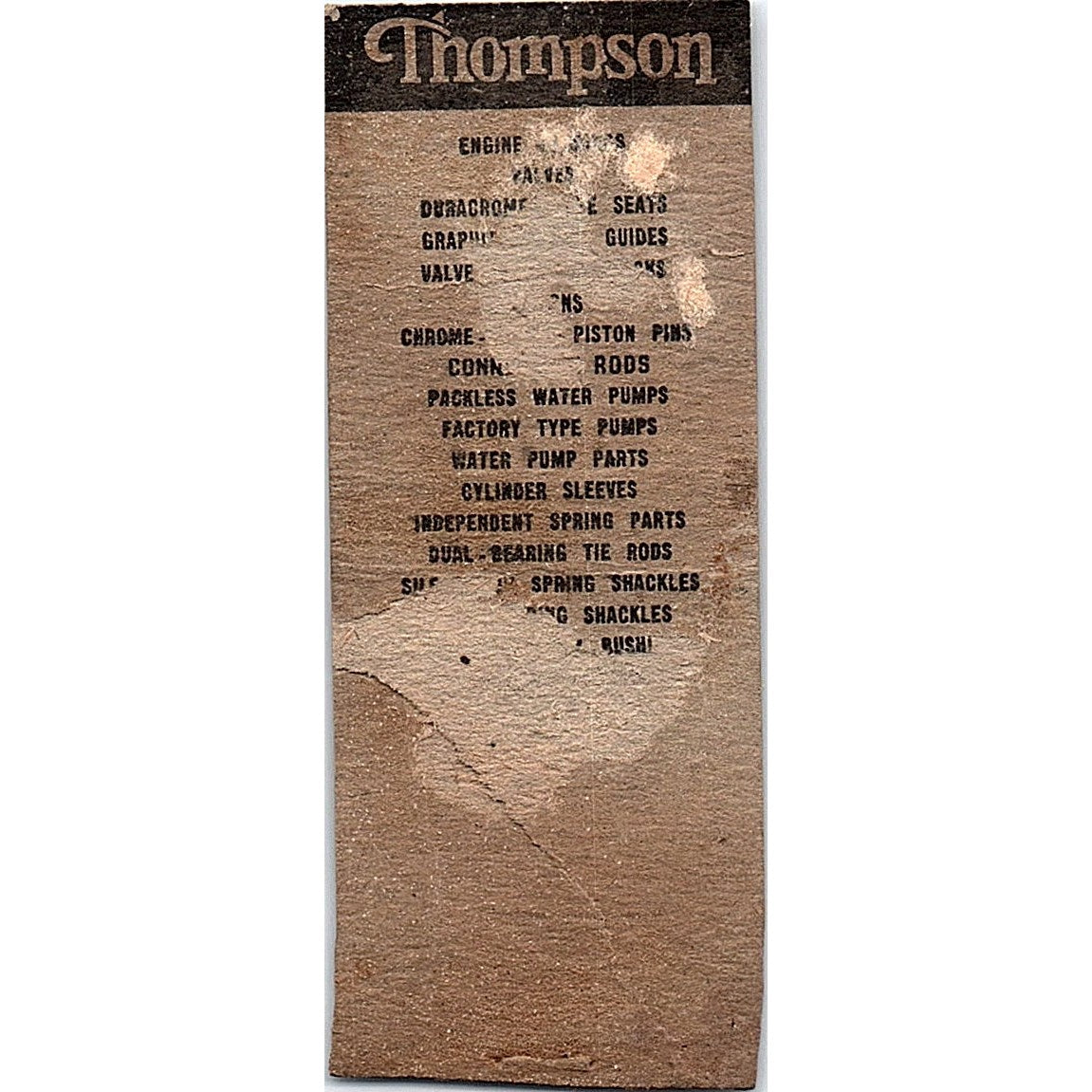 Lowater Service Chippewa Falls WI Vintage Matchbook Cover SE5-Y1