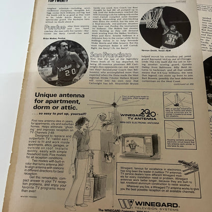 Top 20 College Basketball Teams by Curry Kirkpatrick 5 Page 1979 Article AG8-5