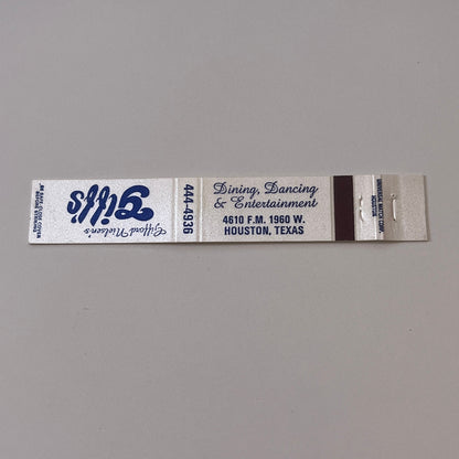 Gifford Nielsen's Giffs Restaurant Houston TX Vintage Matchbook TB6-MB2-9