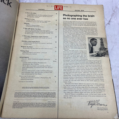Life Magazine Oct 1, 1971 ~ The Brain, Attica Prison Riot, Erma Bombeck TK3
