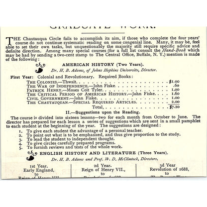 A. De Potter Tours to Europe and the Orient Albany NY 1892 Ad AG2-H6