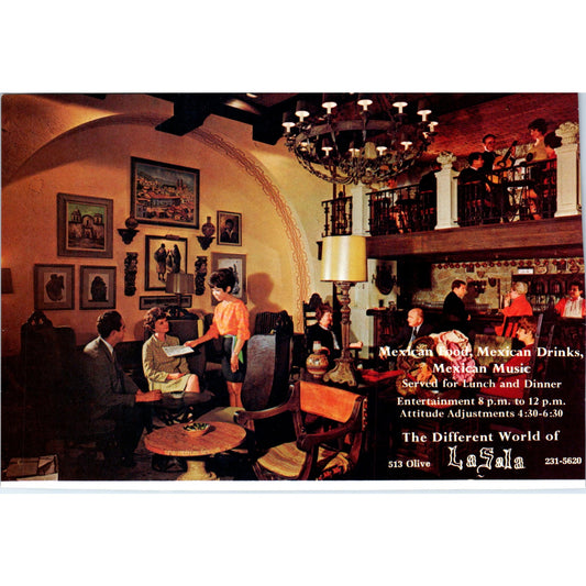La Sala Mexican Restaurant St. Louis 1971 Magazine Ad AD8-H4