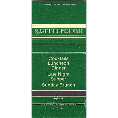 Huckleberry's Restaurant Yorktown Heights NY Vintage Matchbook TB6-MB2-7
