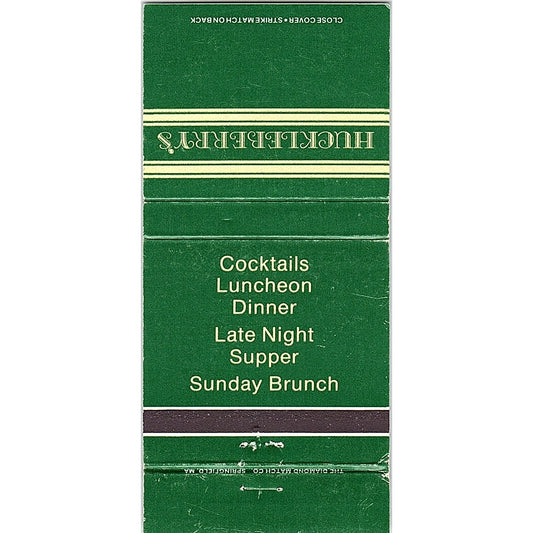 Huckleberry's Restaurant Yorktown Heights NY Vintage Matchbook TB6-MB2-7