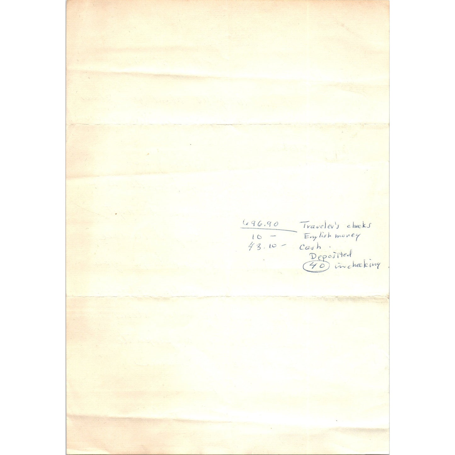 1966 Handwritten Letter Charles E. Grubb Newark Delaware AF7-E3