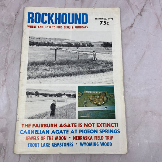 Fairburn Agate Carnelian Agate Pigeon Springs Rockhound Magazine - Feb 1974 M24