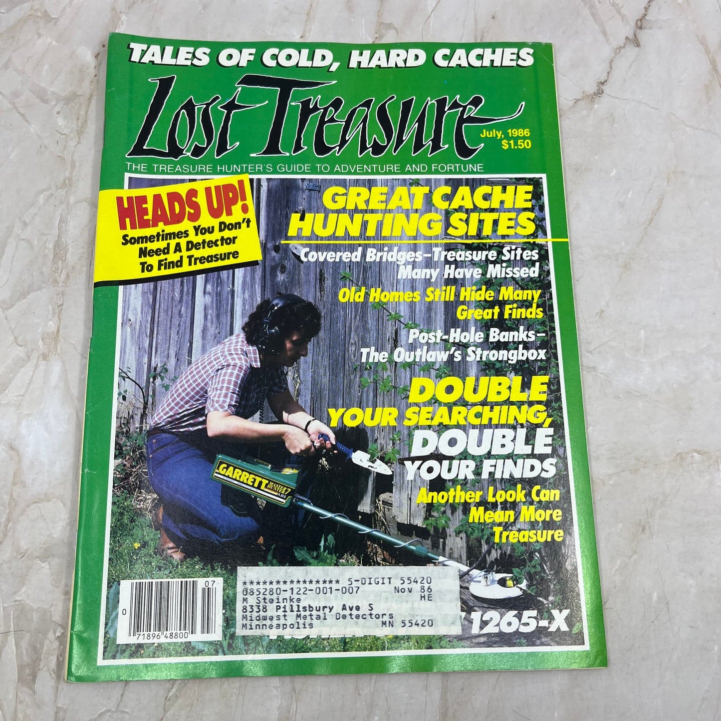 1986 July - Lost Treasure Magazine - Treasure Hunting Gold Prospecting M15