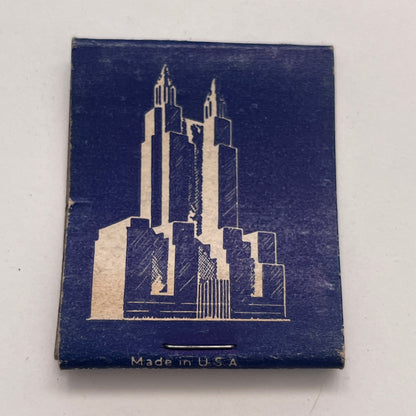 The Waldorf Astoria Hotel NY Vintage Matchbook Cover TB8-MB-7