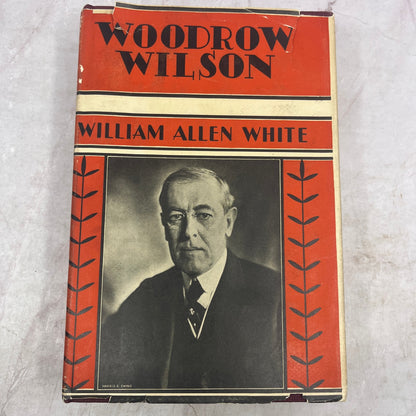 1924 Woodrow Wilson William Allen White Dust Jacket TJ8
