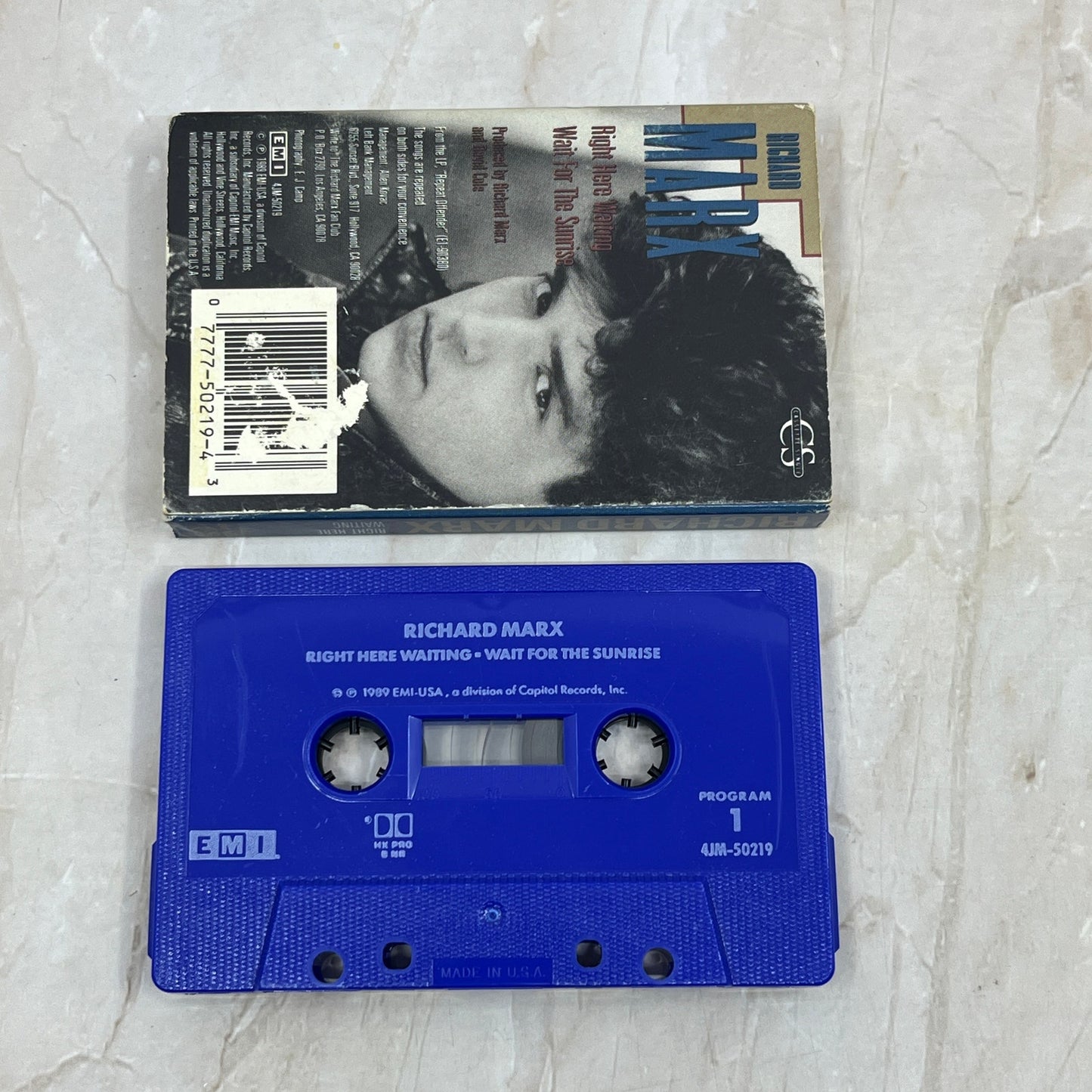Richard Marx - Right Here Waiting Single - Cassette Tape TH9-T1