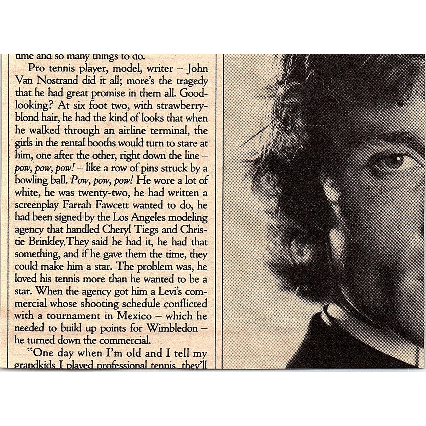 Croc 'O Shirt Richmond VA Mad Dog Productions 1984 Ad AF8-H1