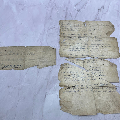 1846 Handwritten Song - Thomas Atkinson to Epsy M. Peavy Butler County AL AF9-3