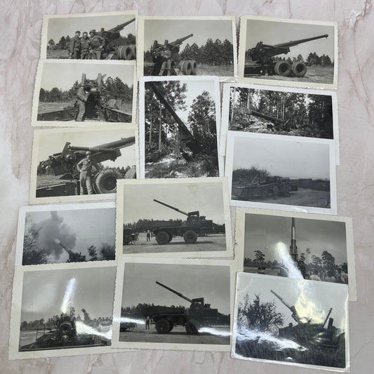 Lot of 14 Original 280mm Artillery Photos Postwar Germany c1954 Army TG7-AP1
