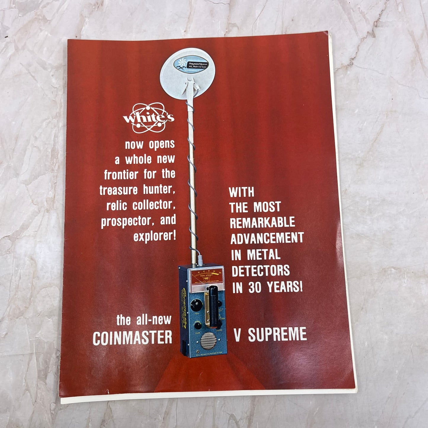 White's Electronics Metal Detector Coinmaster V Supreme Pamphlet M20