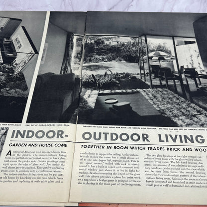 Life Portfolio of Ideas for Home Planning 1940s Interior Design 14 Page Article V14-1