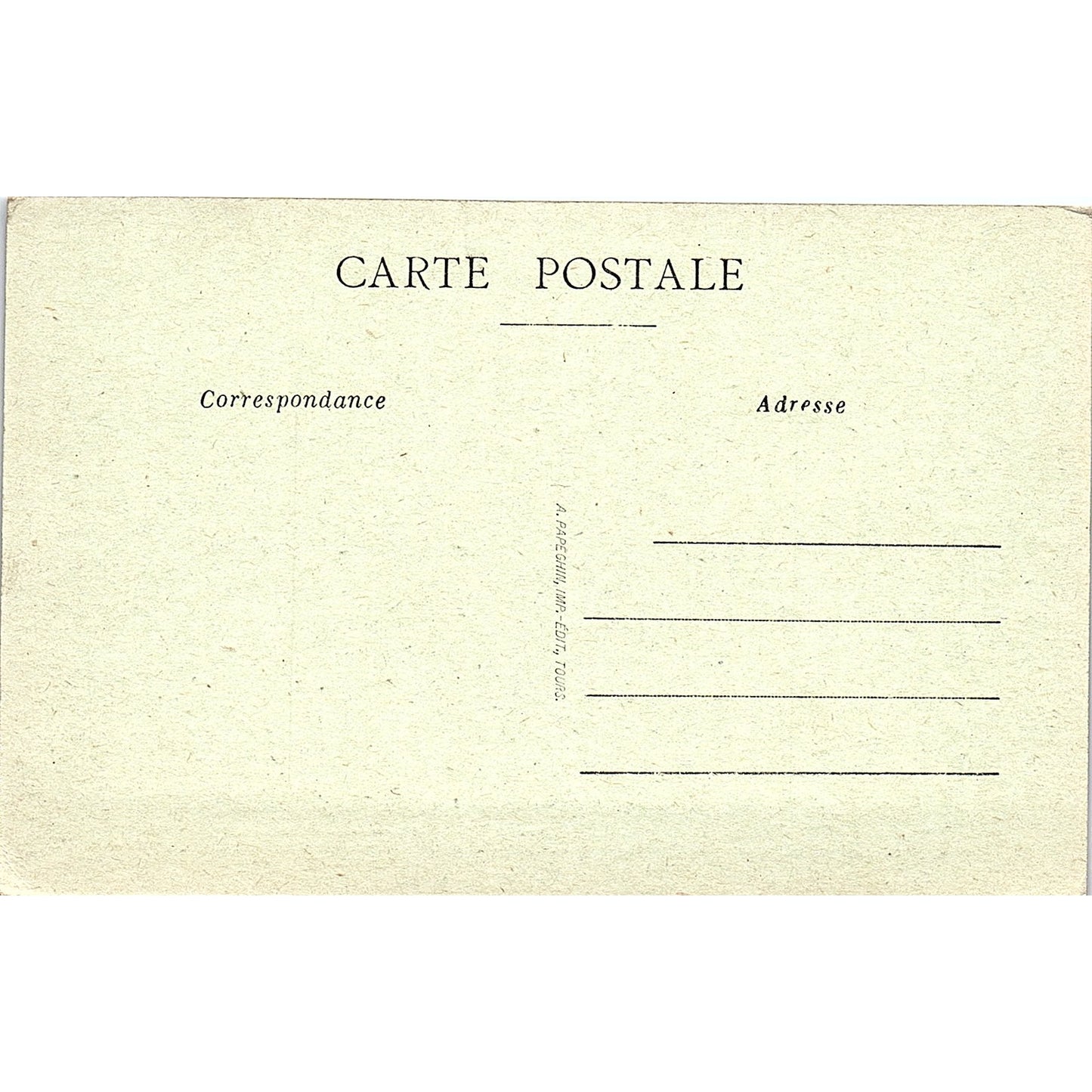 Chenonceaux Le Château Antique Postcard PE14